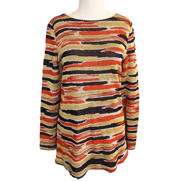 Missoni Multicolor Knit Sweater Top Made in Italy - Picture 1 of 6